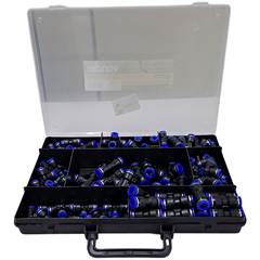 Kit de Conexoes Plasticas União / Cotovelo / Tee 135 Pecas