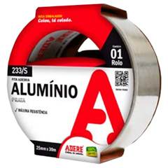 Fita Adesiva Aluminio 50mm x 30m Adere