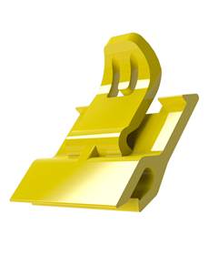 Grampo Canaleta/Pestana Honda Amarelo