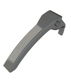 Gatilho da Maçaneta Interna Porta Monza/Chevette/Kadet Preto Lado Direito