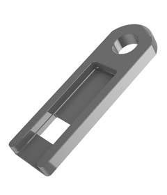 Suporte Plastico Medio para Grampo 2 Vias Org C