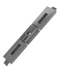 Grampo Moldura  Canaleta da Porta Accord 13/17 Cinza