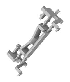 Grampo Bco MoLado Direitoeito Friso Teto Asx/l200 Trit