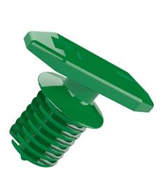 Grampo Borracha Parachoque Polo/Virtus Verde