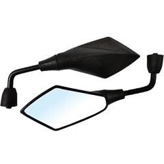 Retrovisor Esportivo Modelo Italian Haste 9mm  Par