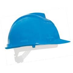 CAPACETE DE SEGURANCA PLASTICO AZUL