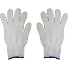 Luva De Algodão Branca Sem Pigmento