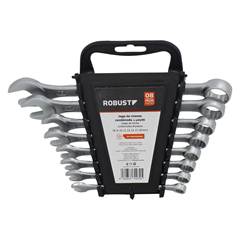 JG. CHAVE COMBINADA ROBUST 8PCS