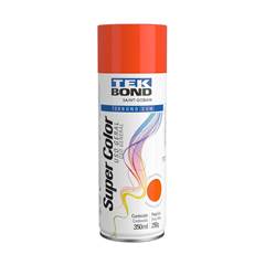 Tinta Spray Uso Geral Laranja 350ml Tekbond