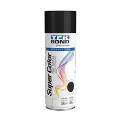 Tinta Spray Uso Geral Preto Brilhante 350ml Tekbond