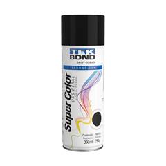 Tinta Spray Uso Geral Preto Fosco 350ml Tekbond