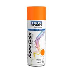 Tinta Spray Luminosa Laranja Fluorescente 350ml Tekbond