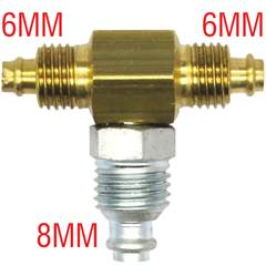 TEE ADAPTADOR DE REDE 6MMX8MM