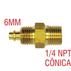 BICO DE SAIDA 6MM X 1/4 NPT