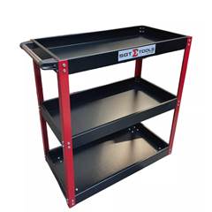 Carrinho Para Ferramentas Em Aço 3 Bandejas