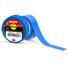 Fita Isolante Imperial Azul 18mmx10m