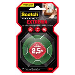 Fita Dupla F. Fixa Forte Extreme 12mmx2m