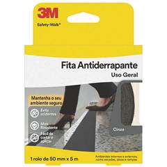 Fita Antiderrapante  Safety Walk Cinza