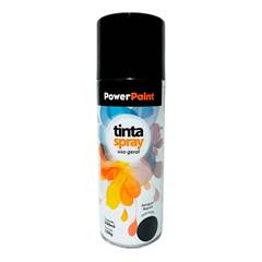 Tinta Spray Uso Geral Preto Fosco 350ml PowerPaint