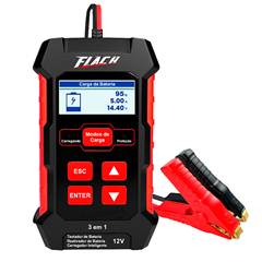 TESTADOR DE BATERIA COM CARREGADOR 5A 12