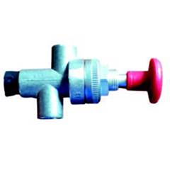 VALV. PUSH PULL M16 2/2 VIAS VERM.