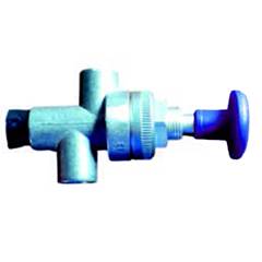 VALV. PUSH PULL M16 2/2 VIAS AZUL.