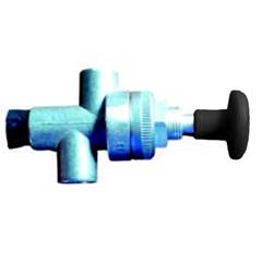 VALV. PUSH PULL M16 2/2 VIAS PRETA.