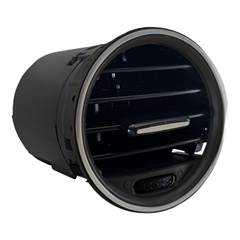Difusor de Ar Lateral Palio 16/17 Siena 12/18 Preto com Prata