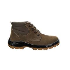 Botina Nobuck Cor Cafe 3 Gomos CP092 Numero 44