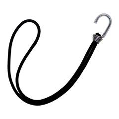 Elastico Para Lona De Caminhao 35cm  Preto
