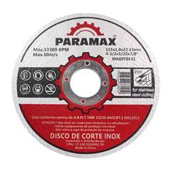 Disco Corte Abrasivo Metal/Inox 7x1,6mm