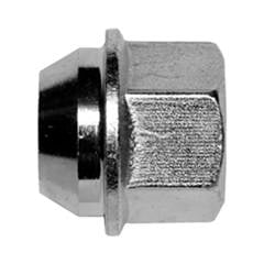 Porca de Roda Cromada 9/16 18UNF Chave 22 Dodge Ram 94/11 Dianteira e Traseira Conica Flangeada