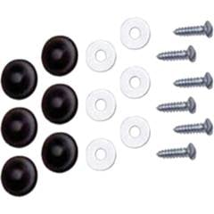 Kit Parafuso Fix. Com Capa Preta/Arruela C/20
