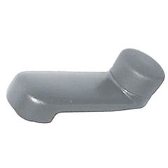 Manivela Regula Vidro Corsa Preta Plástica