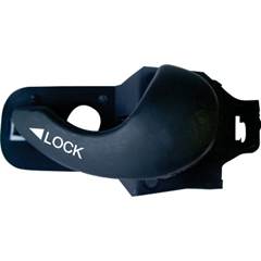 MAÇANETA INTERNA PORTA TRASEIRA LADO DIREITO PALIO/SIENA/WEEKENDIREITO GI FASE I (1996/2007) PRETO