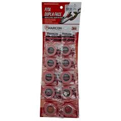 Fita 3m Dupla Face 11mmx90cm Cartela Com10