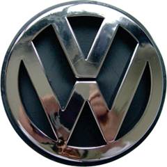 Emblema VW Mala Gol Bola 107mm Cromado
