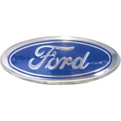 Emblema Ford Grade Mala Antigo Azul Ate 97