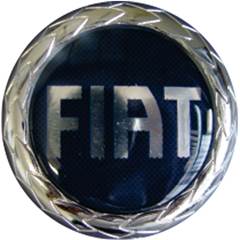 Emblema Grade Fiat Smart Fire 2001 Com Parafuso