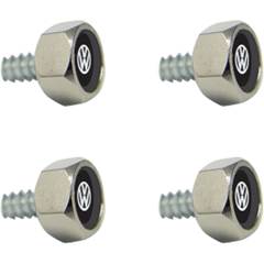 JG. PF. PLACA LOGO VW RESINADO (4PÇS)