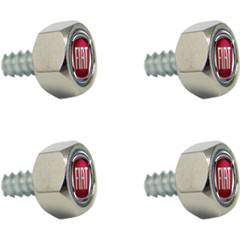 JG. PF. PLACA LOGO FIAT RESINADO (4PÇS)