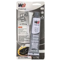 Silicone Cinza Alta Temperatura Formador De Junta Acetico 50g WB