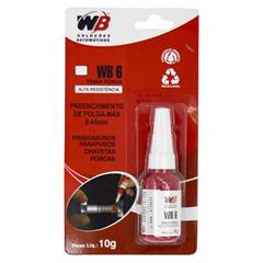 Trava Quimica Cola Trava Parafusos Alta Resistencia 10g WB