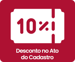 10% de Desconto no Ato de Cadastro